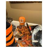 Mixed Holiday Decor Lot Halloween Easter Witch Bunny Decorations