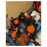 Mixed Holiday Decor Lot Halloween Easter Witch Bunny Decorations