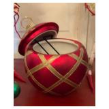 Christmas Decor Lot Poinsettia Elves Ornament Tree Box Mixed Set