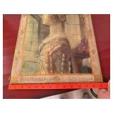 Italian Florentine Ghirlandaio Giovanna Tornabuoni Wall Plaque 17x13