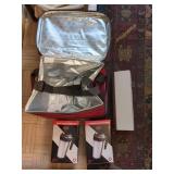LocknLock Cooler Bag Set w/ 2 Thermos Nissan 14oz Mugs & Mega Movers