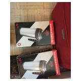 LocknLock Cooler Bag Set w/ 2 Thermos Nissan 14oz Mugs & Mega Movers
