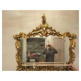 Large Gold Gilt Rococo Wall Mirror Florentine Style Ornate Frame
