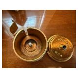 Mixed Decorative Accent Lot Glass Holder Lantern Bird Stamp Holder Mineral