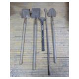 Shovels, Sledge Hammer and Chisel