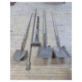 Shovels, Sledge Hammer and Chisel
