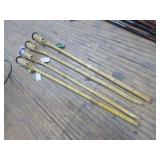 4 Tiki Torches
