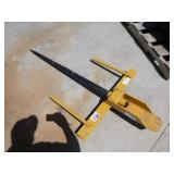 Bucket-Mount Bale Spear