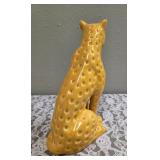 Jaguar Statue, Jaguar Plate, 2- Tiger Plates, 2- Tiger Wall Hangers, 2-Coffee Mugs, 3-Plastic Margarita Glasses.