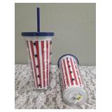 Dolly Parton Guitar Shaped Wood Handled BBQ Tongs and Spatula.  Tumblers