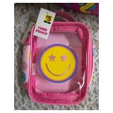 Cord Pouch "Smiley Face" (5 1/2" x 7