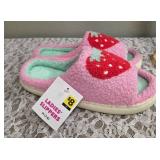 Ladies Slippers M(7-8), Metal Candle Holder, 14" Bamboo Table Porch with wicks, Citronella Tea Candles -36 count