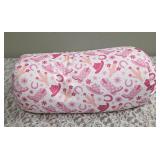 Cowgirl Print Pillow with beads inside, Ladies Slippers S(5-6). "Bugables"  Citronella Wristbands, Kids SPF50 Sunscreen, 12" Tall Ceramic Vase, Dukes of Hazard DVD -used