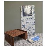 Drawer Organizer (13x13x4.33), 4 drawer Storage Chest (24 x 11.7 x 12), Desk Organizer (6" x 12" x 12")-used