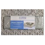 Drawer Organizer (13x13x4.33), 4 drawer Storage Chest (24 x 11.7 x 12), Desk Organizer (6" x 12" x 12")-used
