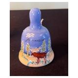 Assorted Porcelain Christmas Bells & Figurines - Hand Painted, Made in Japan