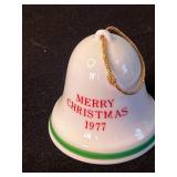 Assorted Porcelain Christmas Bells & Figurines - Hand Painted, Made in Japan