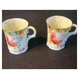 Studio Nova Portugal Glassware Assorted Teacups, Pfaltzgraff Spoons & Vases