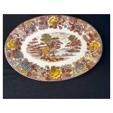 Nasco Mountain & English Cottage Japan Transferware Plates - Assorted Sizes, Two Patterns