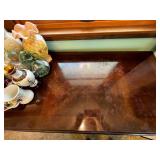 Antique Mahogany Console Table with Drawer Contents only - Assorted Vases, Porcelain & Glassware NOT included