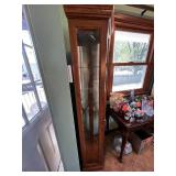 Tall Wooden Display Curio Cabinet with Glass Doors and Shelves - curio only