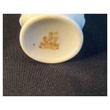 Belleek Ireland Porcelain Vases with Shamrock Motif - Set of 4