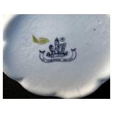 Belleek Ireland Porcelain Vases with Shamrock Motif - Set of 4