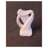 Belleek Ireland Porcelain Harp & Tall Vase with Shamrock Motifs