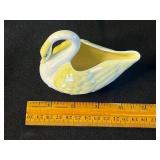 Belleek Ireland Swan Creamer Set - 3 Piece Porcelain with Green Mark