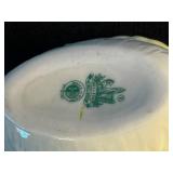 Belleek Ireland Swan Creamer Set - 3 Piece Porcelain with Green Mark