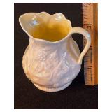 Belleek Ireland Swan Creamer Set - 3 Piece Porcelain with Green Mark