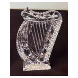 Waterford Crystal Cut Glass Cross Figurines - Diamond Pattern Clear Crystal Decor