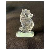 Waterford Crystal Glass Clock with Lidded Sugar Jar and Tall Vase (Lot of 3)