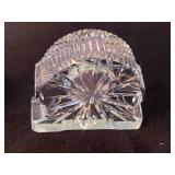 Waterford Crystal Glass Clock with Lidded Sugar Jar and Tall Vase (Lot of 3)