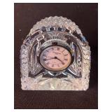 Waterford Crystal Clock & Assorted Crystal Decor Pieces
