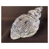 Waterford Crystal Clock & Assorted Crystal Decor Pieces