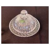 Lead Crystal Designs Inc Bell, Pear, Covered Dish & Knife Holders - Designs of Ireland, Hand Crafted in Poland