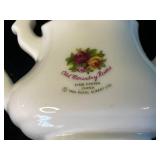 Royal Albert Ltd. A Cozy Glen Limited Edition Fine China Plate with Clock (Plate No. 12631)