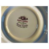 Royal Albert Sweet Violets Bone China Teacups & Saucers (Lot of 4)