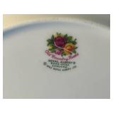 Royal Albert Old Country Roses Bone China Teacups & Plate - England 1962