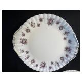 Royal Albert Dinner Plates - Purple Floral Border with Gold Trim (5-Piece Set)
