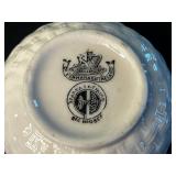 Belleek Ireland Teapot with Clover Pattern and Basket-Weave Texture