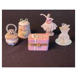 The San Francisco Music Box Company Ballet Dancer Figurine - Pink Net Dress