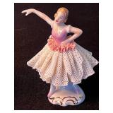 The San Francisco Music Box Company Ballet Dancer Figurine - Pink Net Dress
