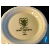 Nutcracker Soldier Figurine with Spode Royal Holly Holiday Plate & More!