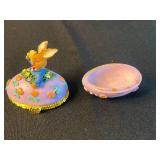 Assorted Easter Decor: Plush Bunny Bags, Decorative Eggs & Churchill Ceramics & Aynsley Creamer
