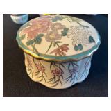 Assorted Easter Decor: Plush Bunny Bags, Decorative Eggs & Churchill Ceramics & Aynsley Creamer