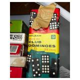 Hall Closet Contents w Monopoly, Clue, Dino-OPOLY & London Fog Mixed Board Game, L/XL Coats