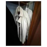 Hall Closet Contents w Monopoly, Clue, Dino-OPOLY & London Fog Mixed Board Game, L/XL Coats