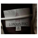 Hall Closet Contents w Monopoly, Clue, Dino-OPOLY & London Fog Mixed Board Game, L/XL Coats